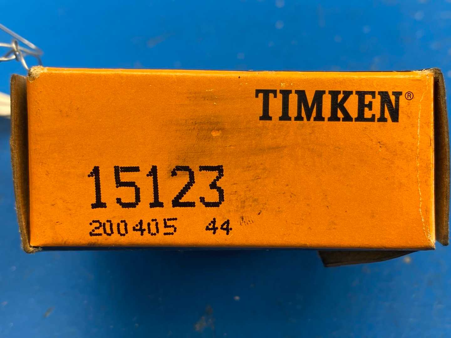 Timken 15123, Tapered Roller Bearing Cone 1.25" Bore x 2.44" OD x 0.75" Width (31.75mm x 62mm x 19.05mm)