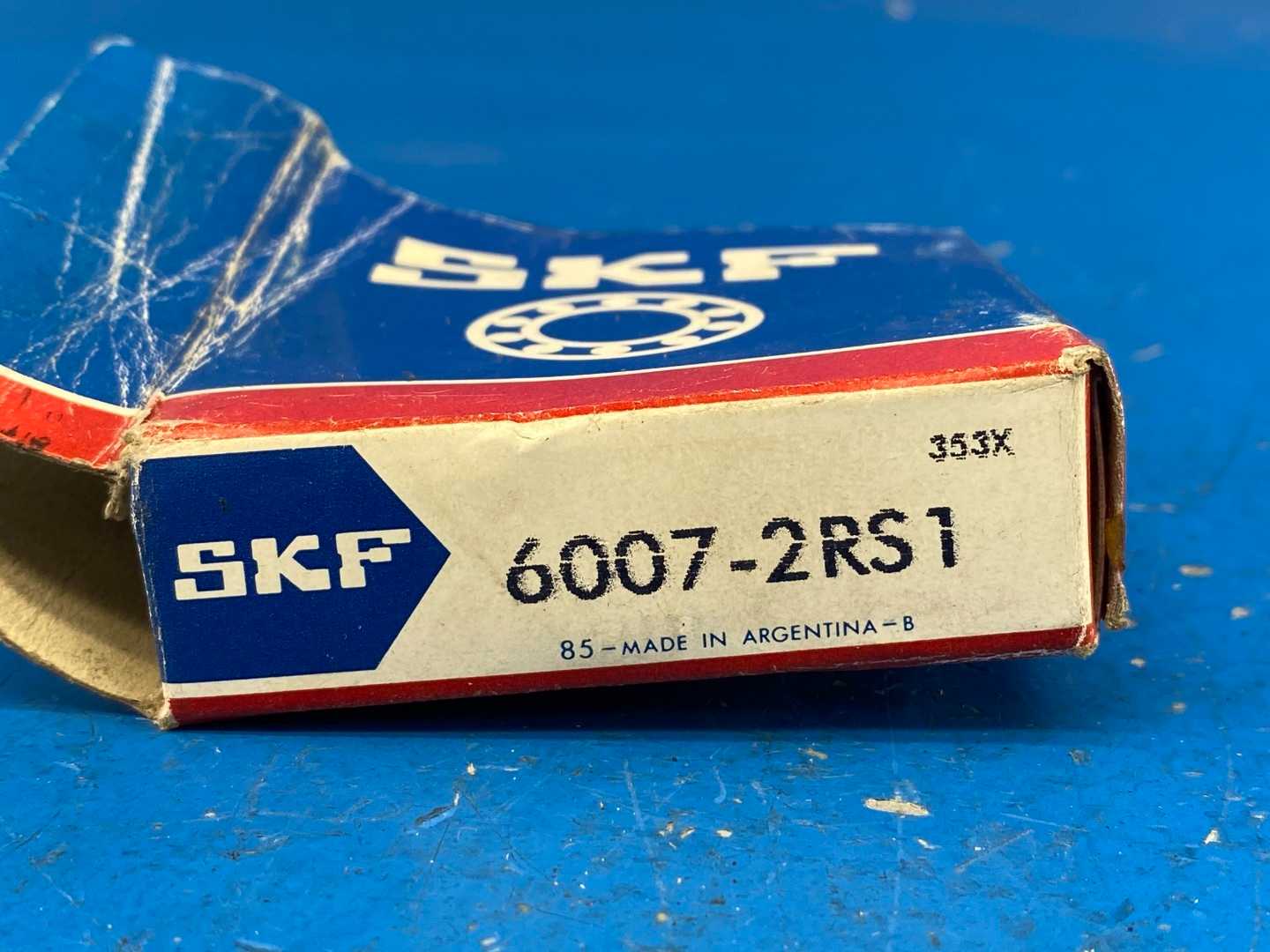 SKF Explorer 6007-2RS1 Single Row Deep Groove Ball Bearing 1.378" Bore x 2.4409" O.D x 0.5512" Width