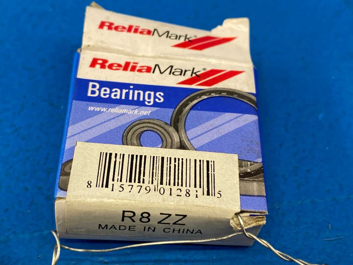 ReliaMark Bearings R8 ZZ
