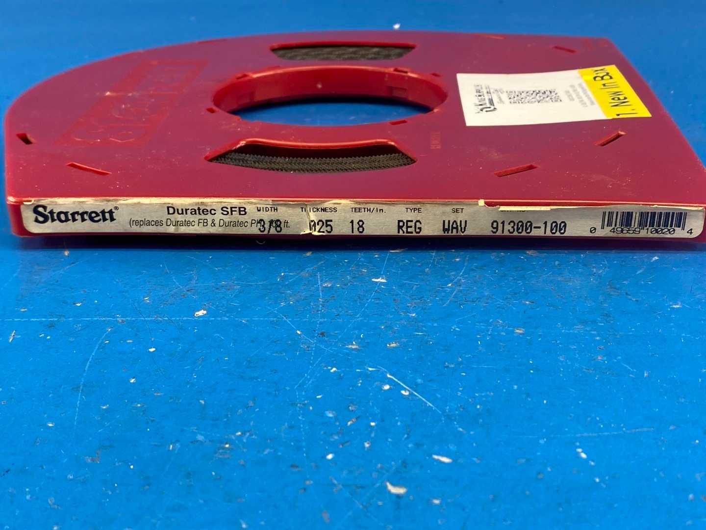 Starrett 91300-100 (98310-100) Duratec SFB Band Sawblade 3/8" Width 0.25" Thick T8 Teeth/in.