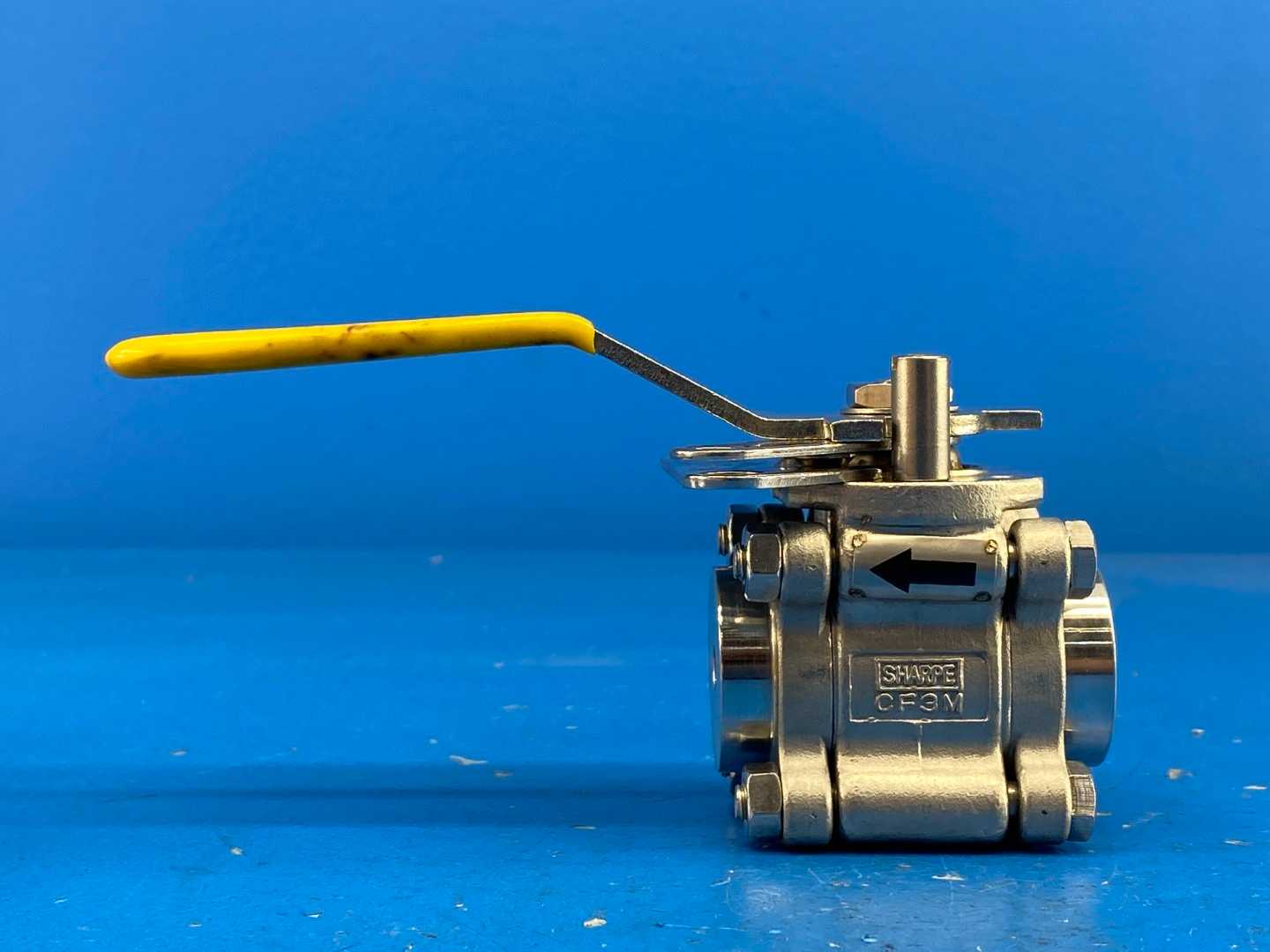 1/4" Sharp Series 86 3-Piece Instrumentation Ball Valve