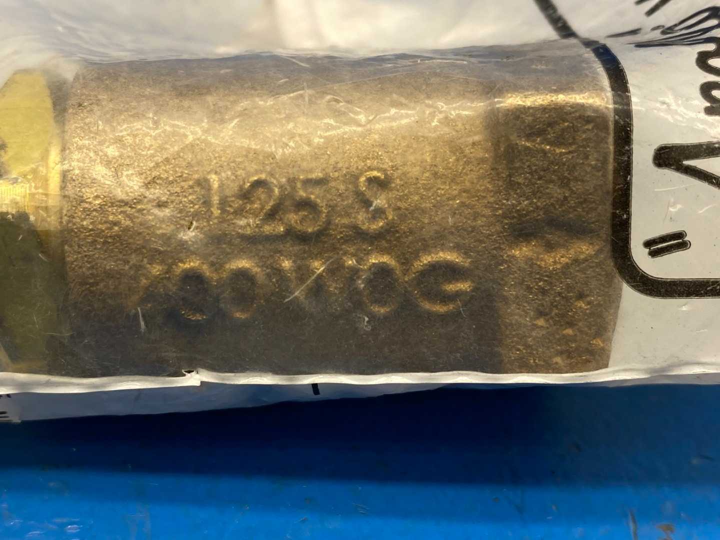 Apollo 61-201-01, 1/4"M x 1/4"F Bronze Ball-Cone Check Valve .5PSI  400WOG