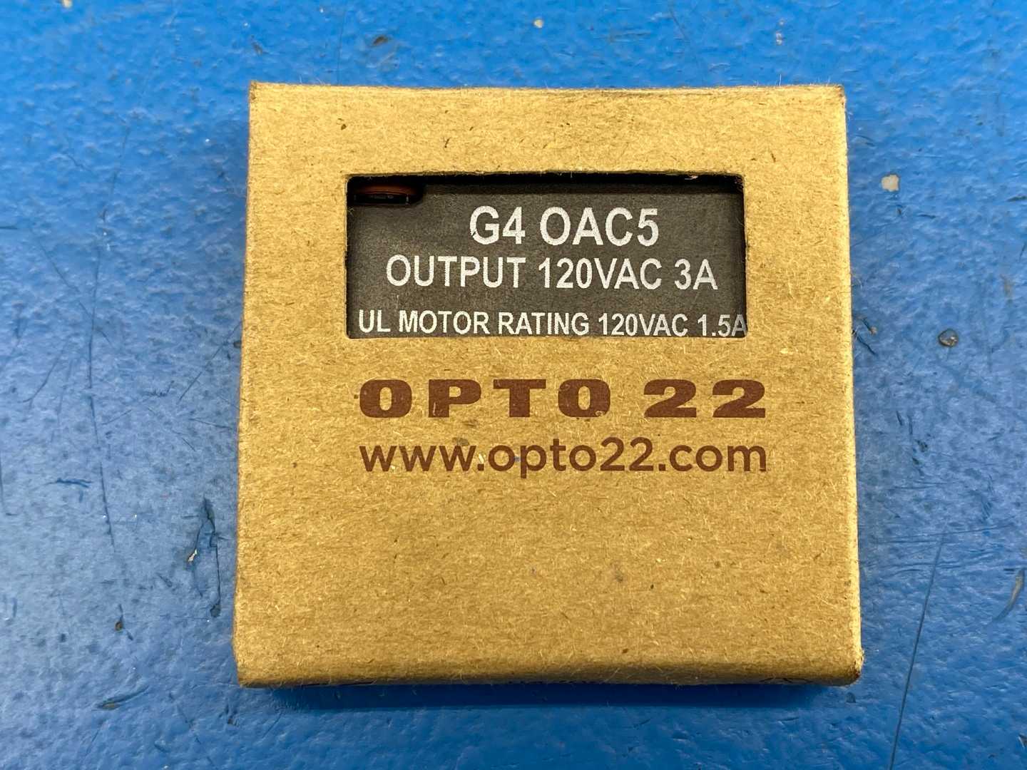 OPTO 22 G4OAC5 AC Output Module, 12–140 VAC, 5 V logic, 3 A