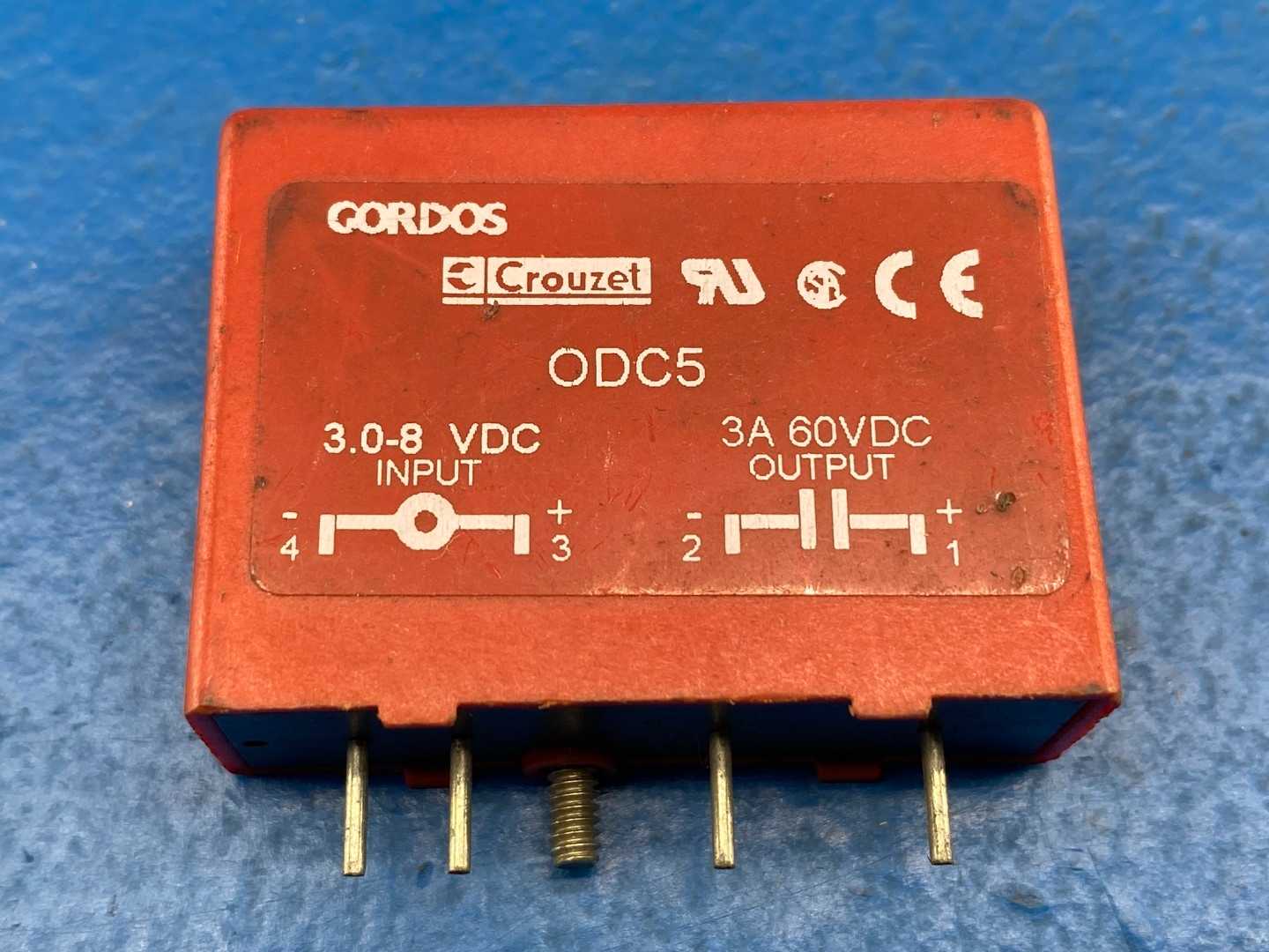 Crouzet ODC5 Solid State Relay 3.0-8 VDC Input, 3A 60VDC Output 