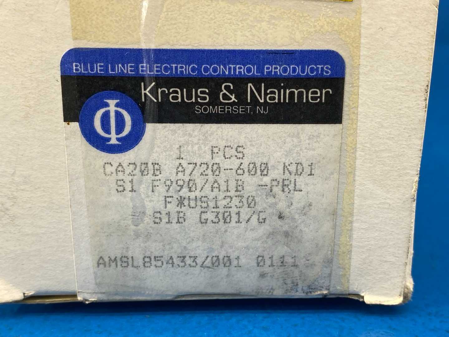 Kraus & Naimer CA20B A720-600 KD1 Rotary Switch
