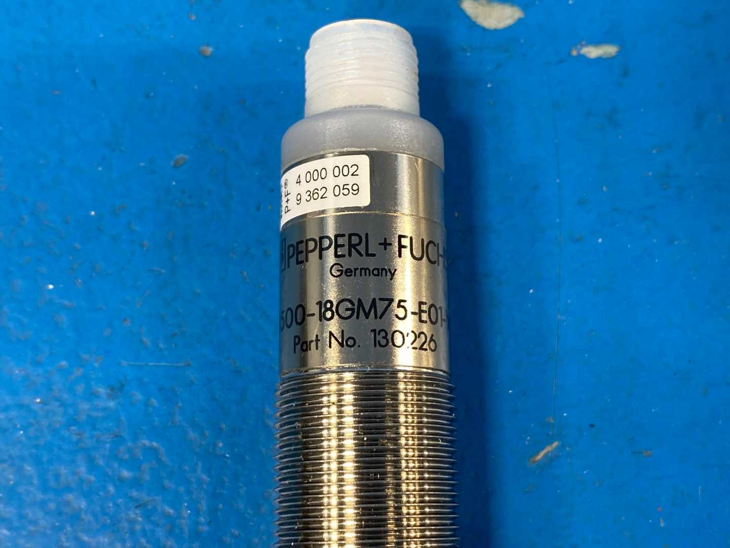 PEPPERL+FUCHS, UB500-18GM75-E01-V15, Part no. 130226 Proximity Sensor