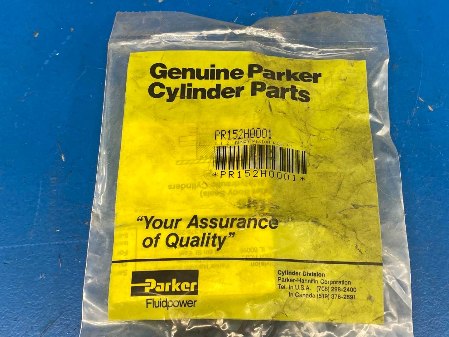 Genuine Parker Cylinder Replacement Parts PR152H0001, 1-1/2" Buna-N Piston Ring Kit