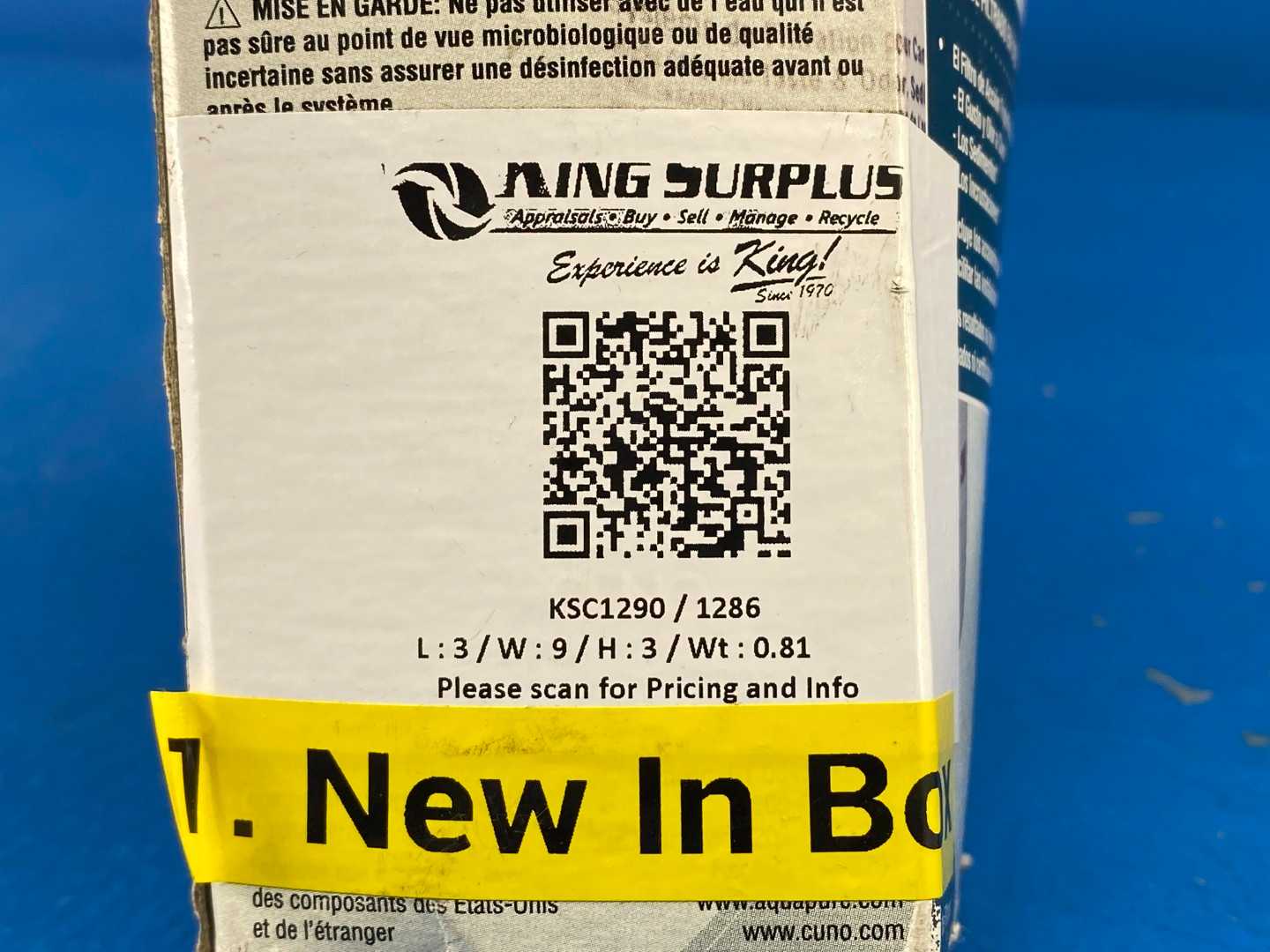 Aqua-Pure AP717, In-Line Filtration System 5 Micron, 1,500 Gallons, 0.5GPM 25-120PSI