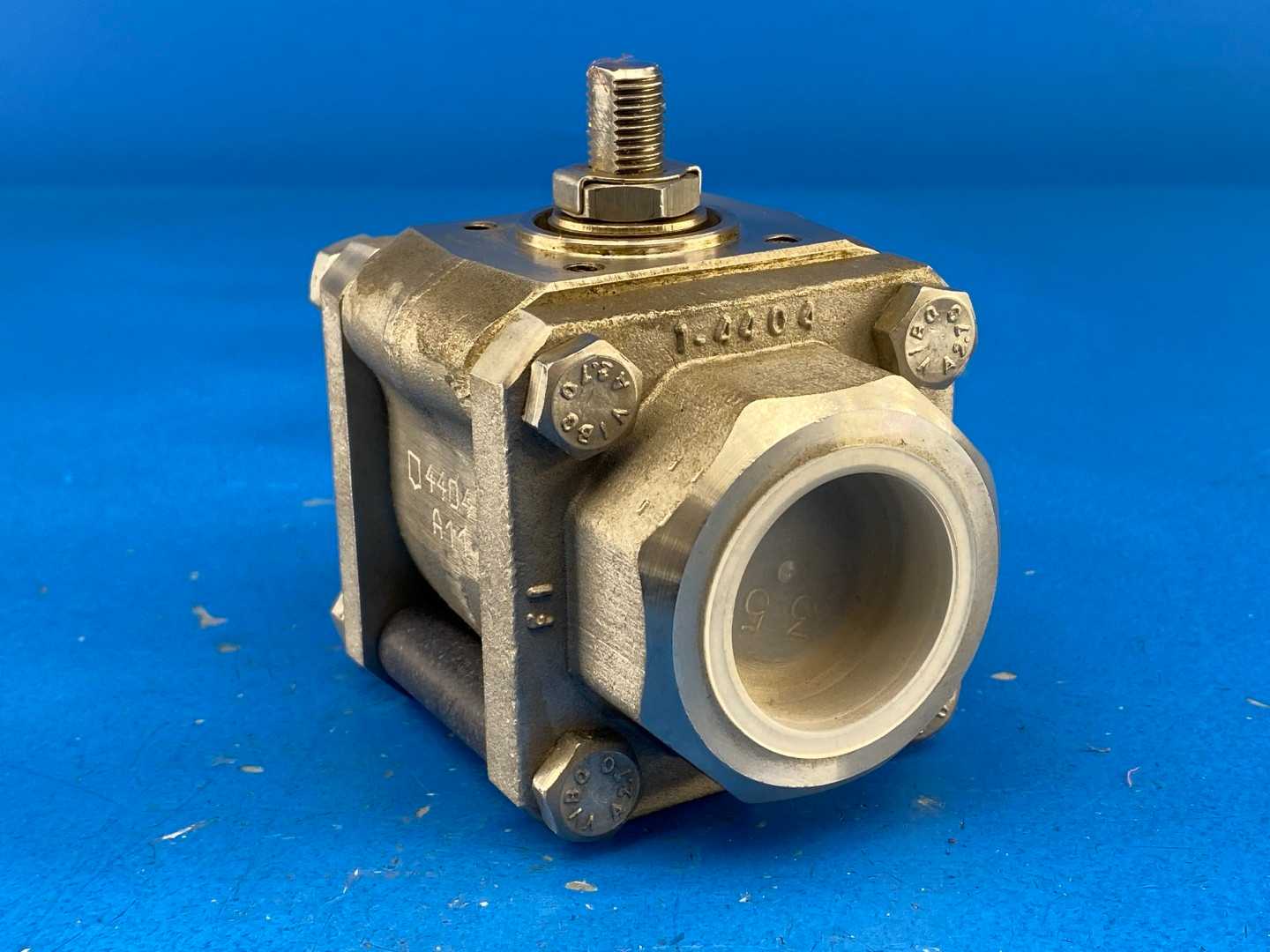 Mecafrance FRS66TFT 1", SWE 1, Stainless Steel Ball Valve 1500 PSI