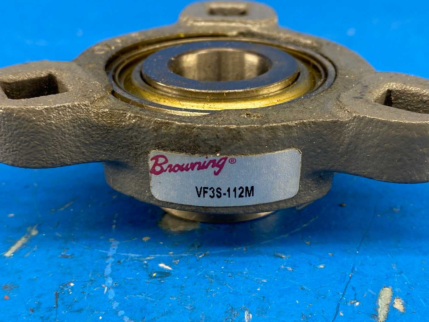Browning VF3S-112M 3/4" Bore 3-Bolt Round Ball Bearing