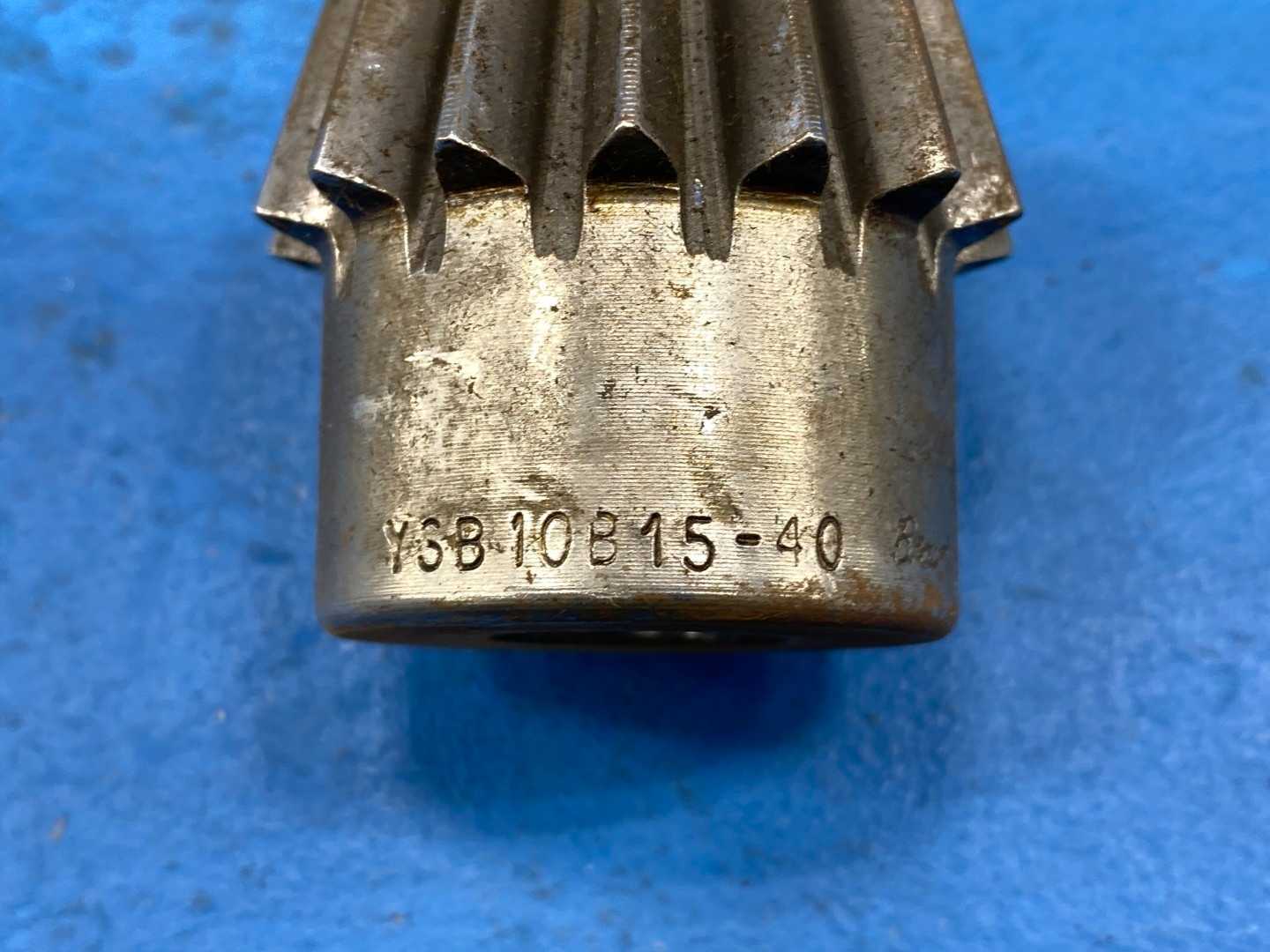 BrowningYSB10B15-40 Steel  Bore Bevel Gear, 10 Diametral Pitch, 20 Pressure Angle, 0.625" Bore Size, 15 Teeth