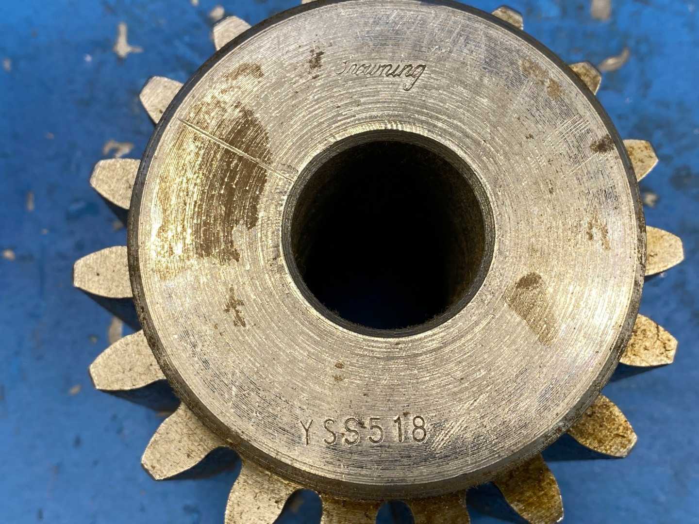 Browning YSS518 1-1/8" BORE 18 Teeth 5 D.P, 20° External Tooth Spur Gear