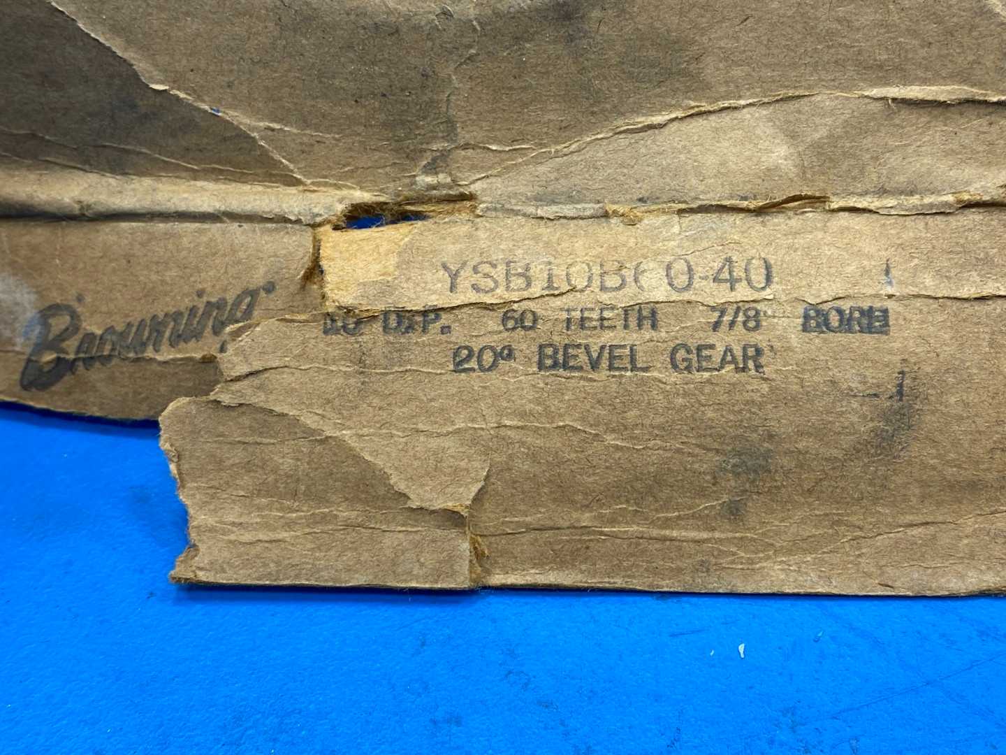 Browning YSB10B60-40 Bevel Gear 60 Teeth 7/8" Bore 20° Pressure Angle