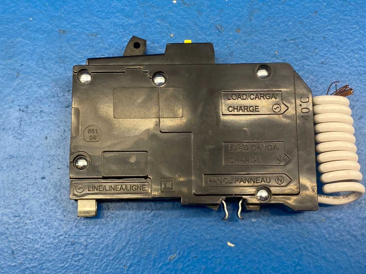 20A 120V Square D QO120GFI (25507)1 Pole Qwik-Gard Circuit Breaker and Ground-Fault Interrupter  10,000 AIR/A nom. I