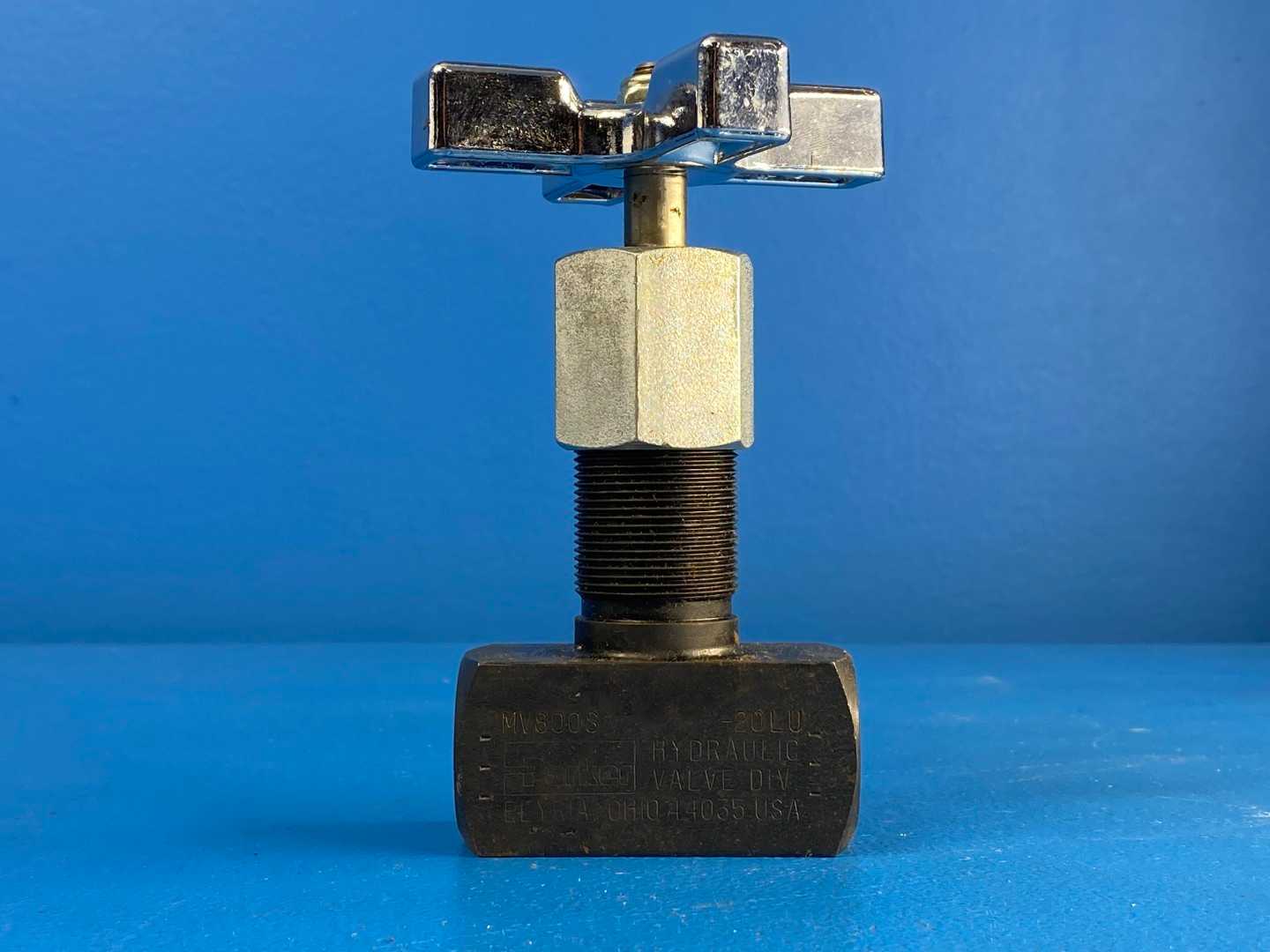 1/2" Parker Metering Valve MV800S-20LU, 15GPM 345 BAR (5000 PSI)