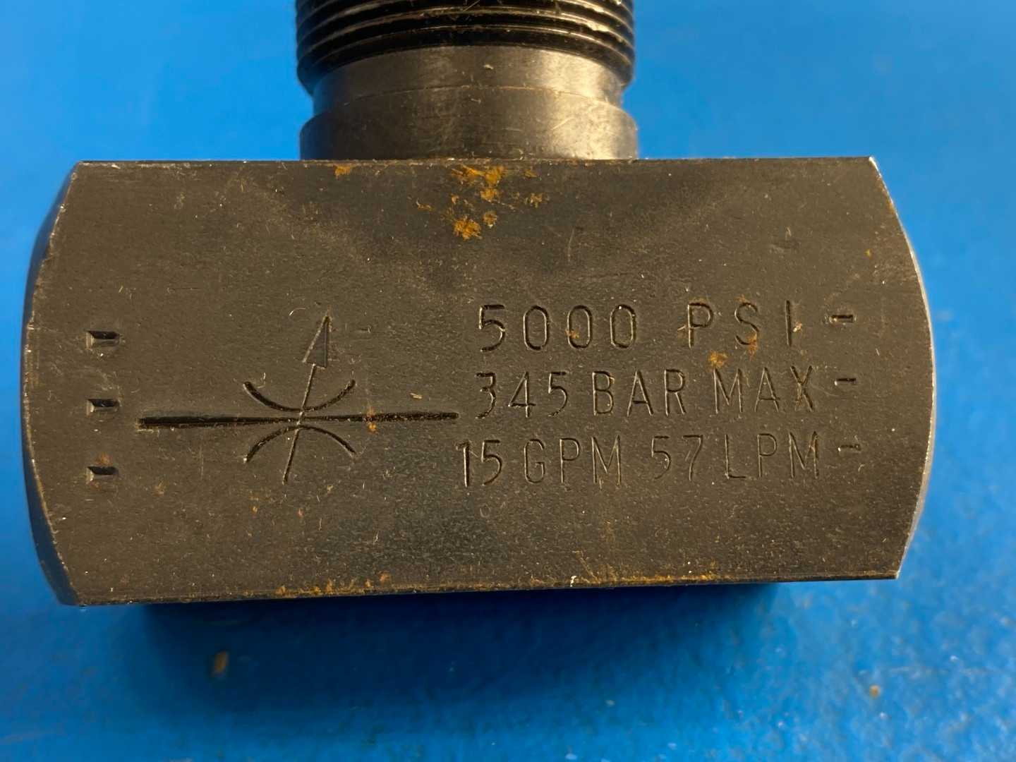 1/2" Parker Metering Valve MV800S-20LU, 15GPM 345 BAR (5000 PSI)