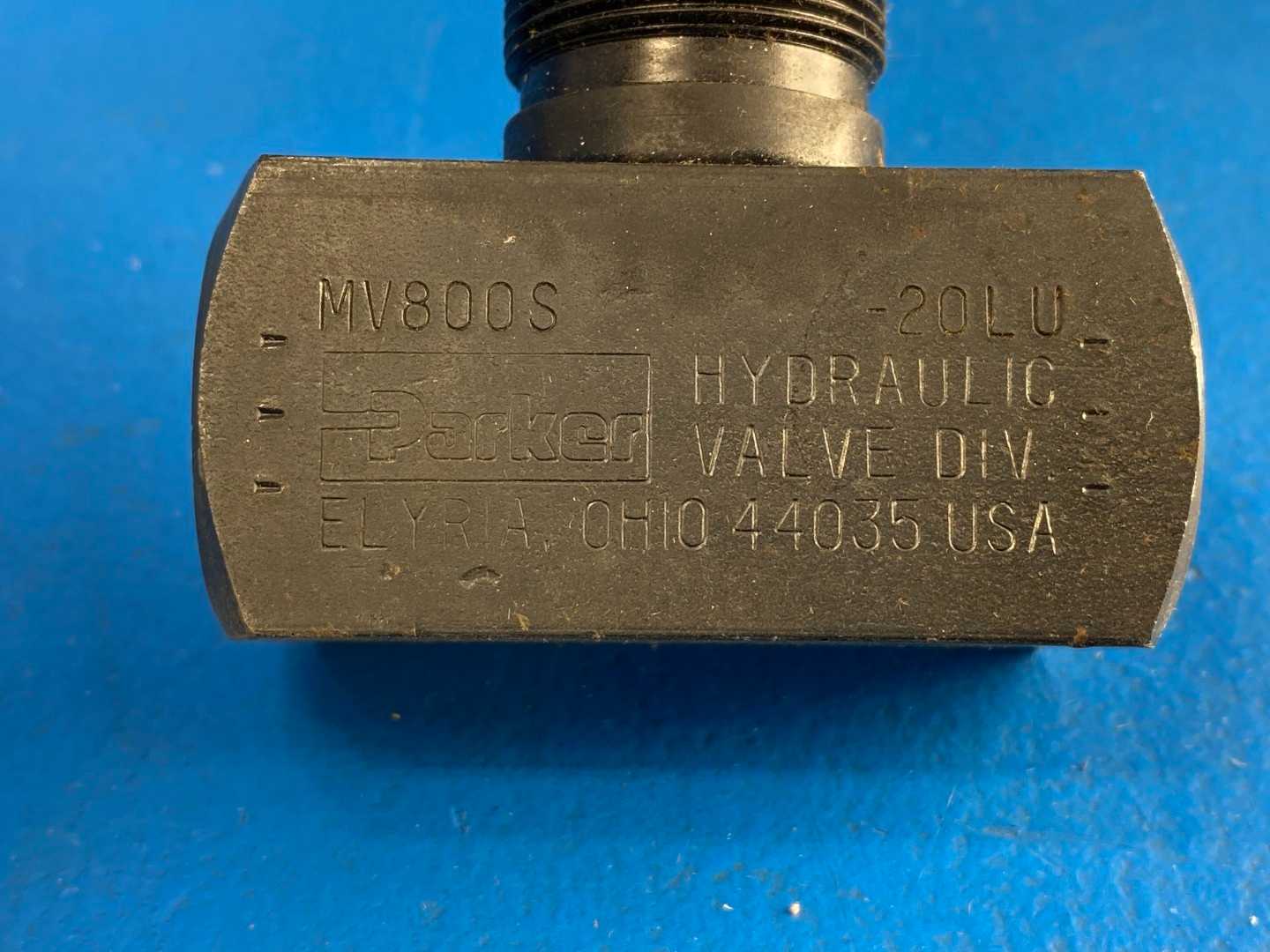 1/2" Parker Metering Valve MV800S-20LU, 15GPM 345 BAR (5000 PSI)