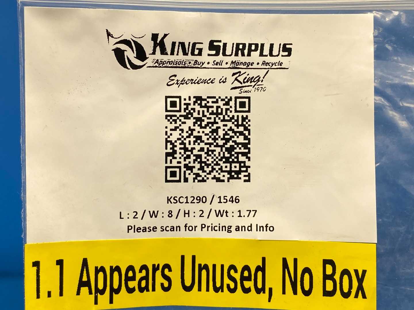 SUN Hydraulics EBY 1LI5-AC Block Port Valve Manifold