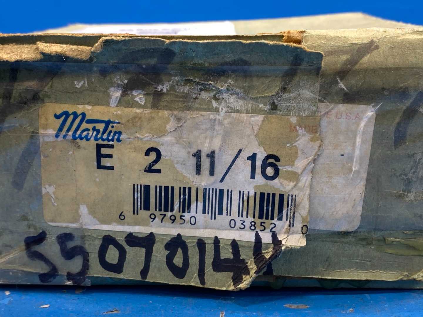 Martin E 2-11/16 Quick Disconnect E Bushing, 2-11/16 in Bore, 6.0000 in Flg OD, 2.7500 in LTB, Cast Iron Material