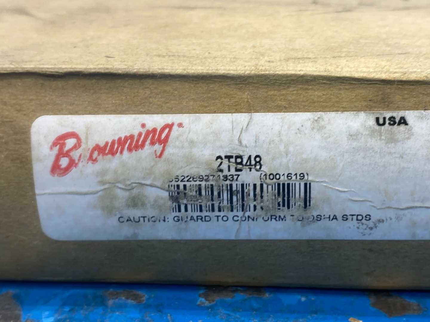 Browning 2TB48 2 Groove V-Belt Pulley Split Taper Bushing Required 5.15" O. D.