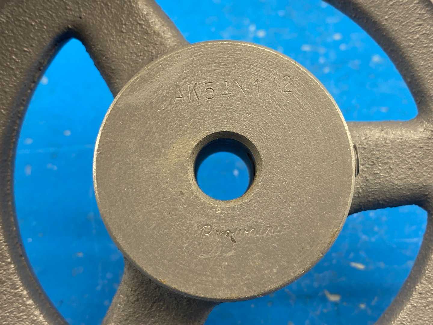 Browning AK54X1/2 1 Groove V-Belt Pulley 1" Bore 5.25" O.D A BeltSection 