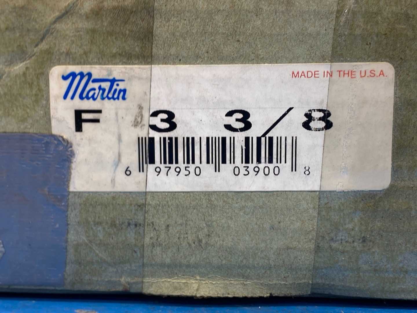 Martin F 3-3/8 Quick Disconnect F Bushing, 3-3/8" Bore, 6.6250" OD, 3.6250" LTB, Cast Iron Material