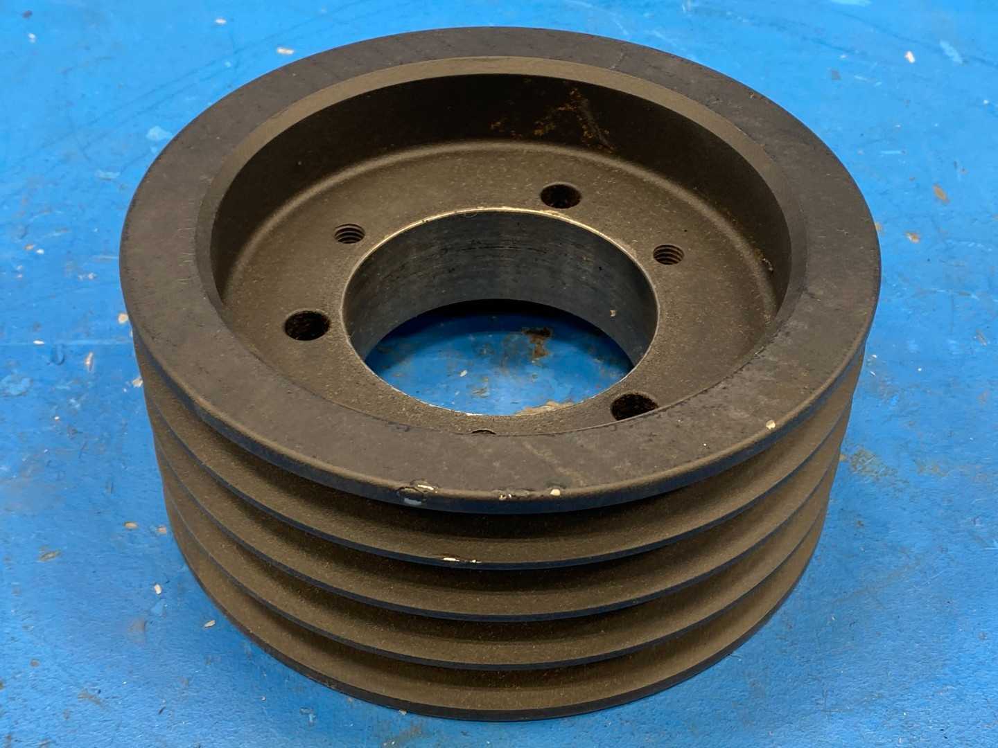 Martin 4 5V 710 SF, 4 Groove V-Belt Pulley Bushing Required 5VX Belt Section, 7.10" O, D.