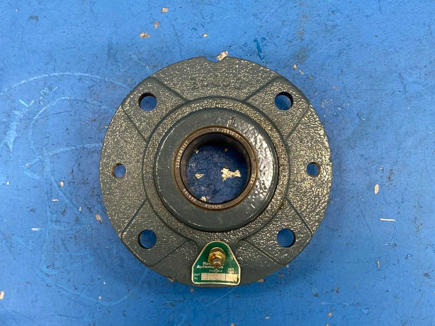 Dodge FC-S2-112R Four-Bolt Piloted Roller Bearing Size 1-3/4 (Stock# 070649)