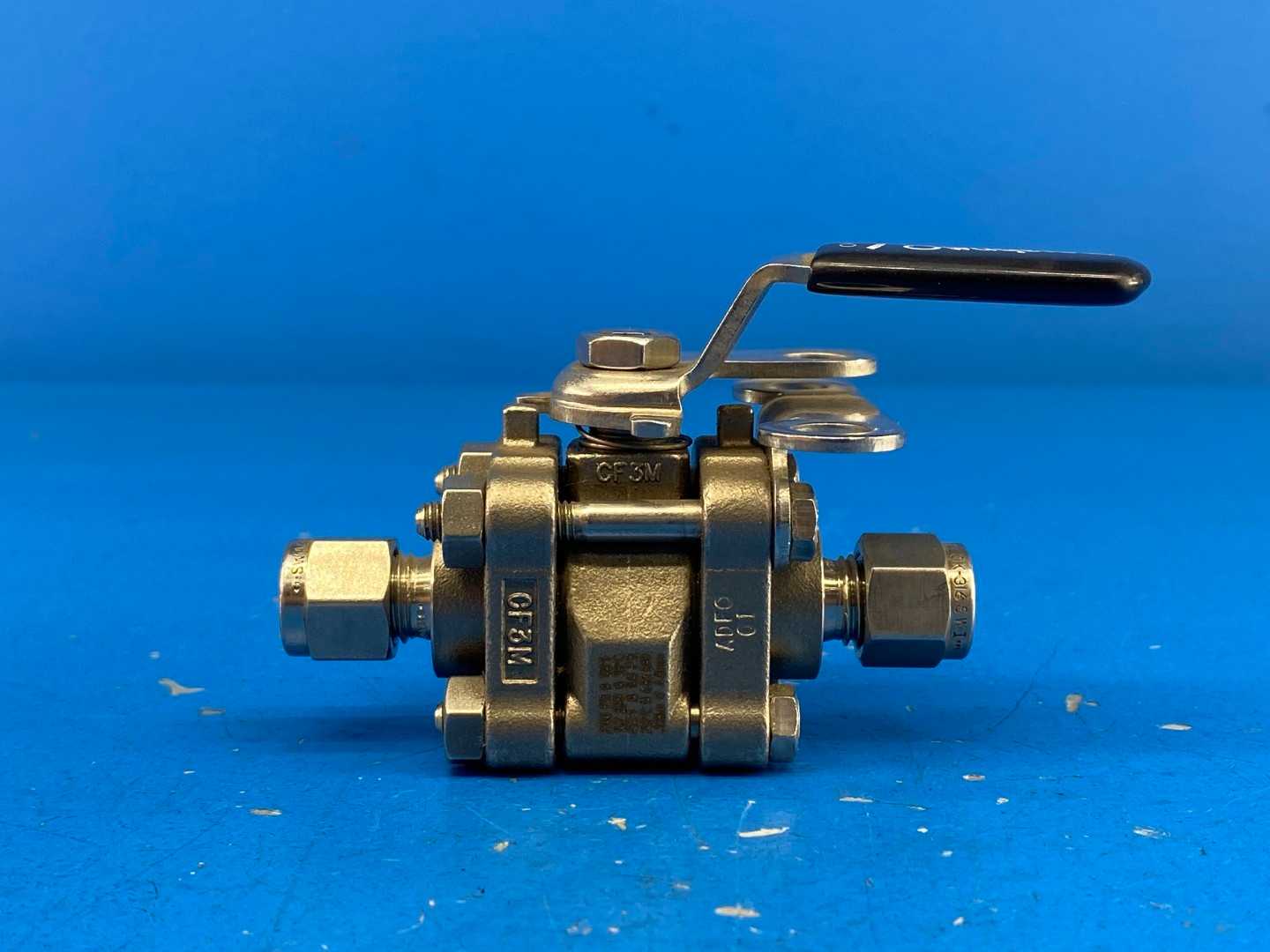 Swagelok SS-62TS4-JL, 1/4" Stainless Steel Ball Valve