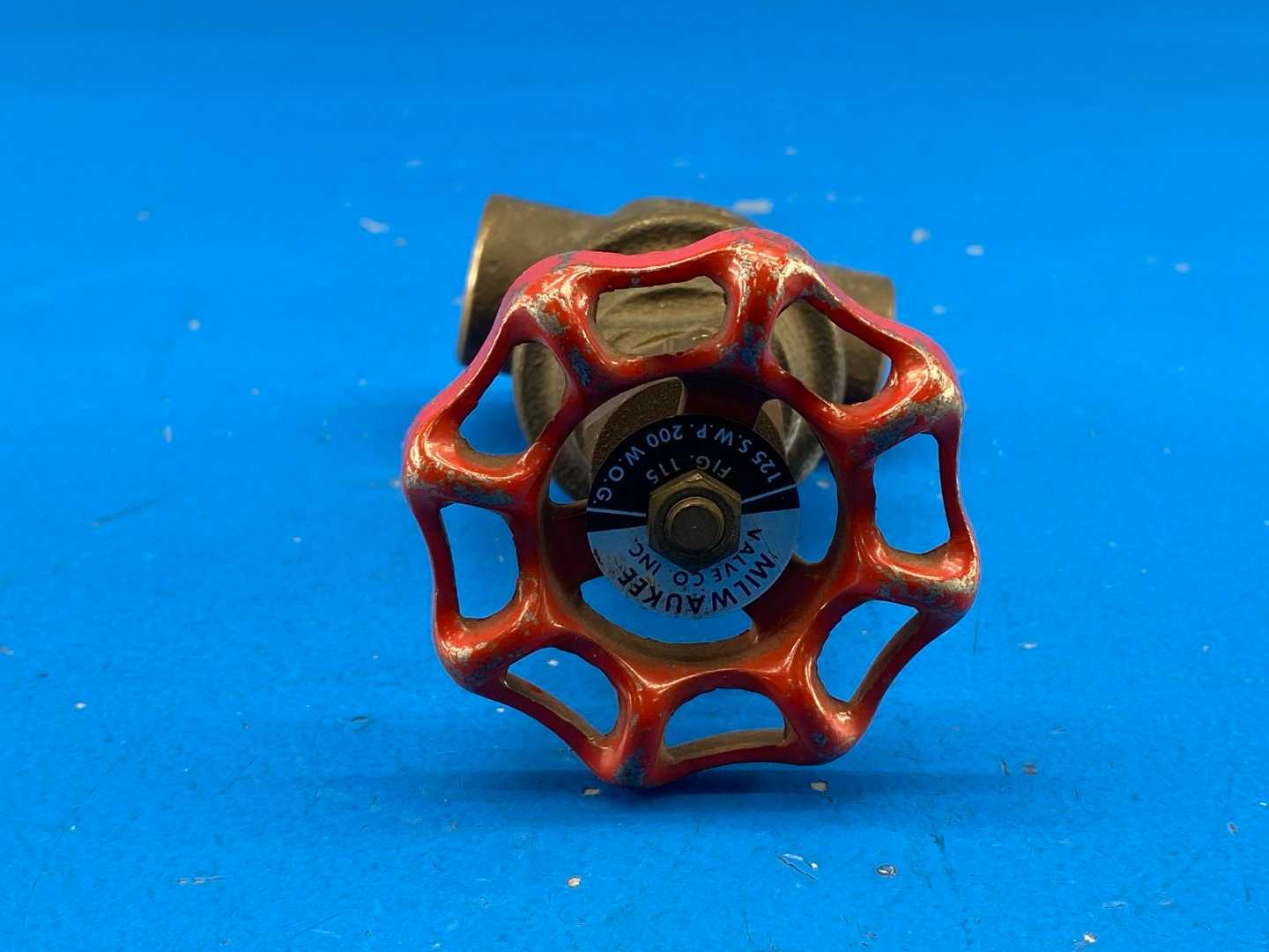Milwaukee Valve Figure 115, 3/4" Bronze Gate Valve- Sweat End (Solder Connection) 125 S.W.P. 200 W.O.G