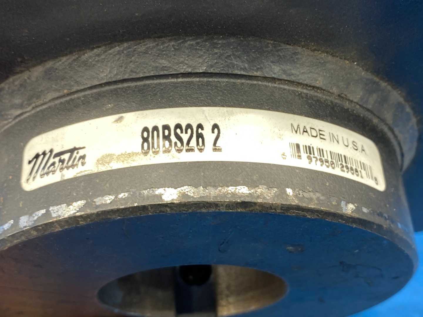 Martin 80BS26 2 Steel Stock Sprocket Bored-To-Size No. 80 1" Pitch 26 Teeth 8.840" Diameter