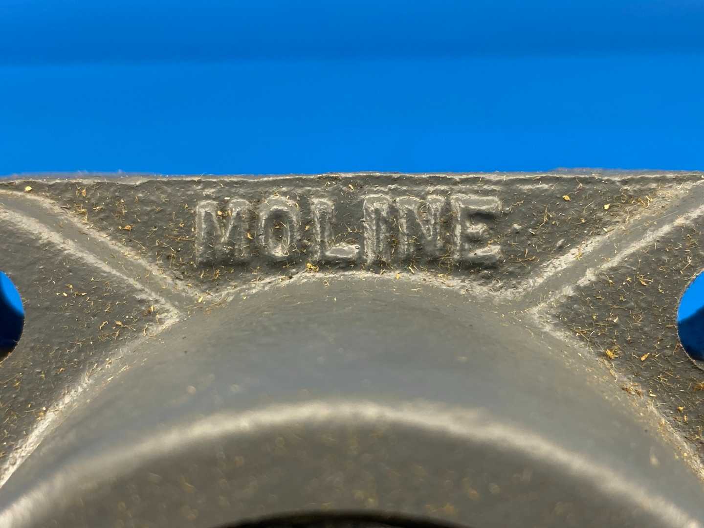 Moline 19311104L Bearing 1 1/4" Type E Tapered Roller Bearing, 4-Bolt Flange, Labyrinth Seal