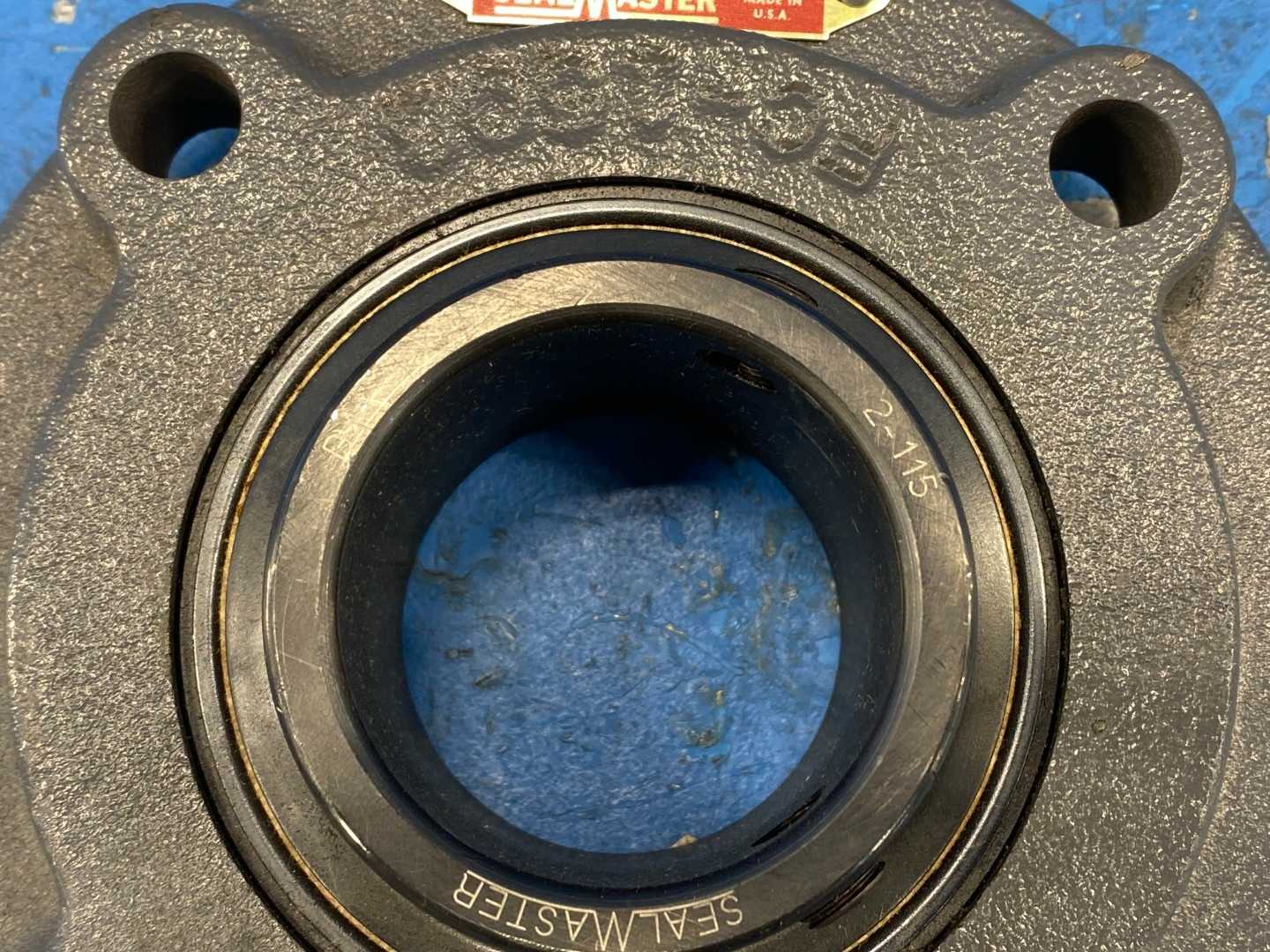 Sealmaster SFC-31, 1-15/16" Bore, 4-Bolt Flange Bearing Gold Line Standard, Set Screw Locking