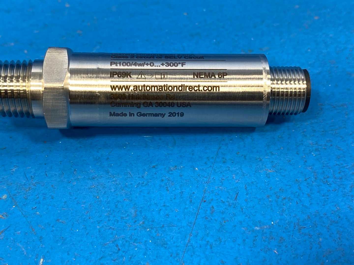 Prosense XTP25N-050-0300F Temperature Transmitter Probe, 4-20mA Output, 10-35V DC
