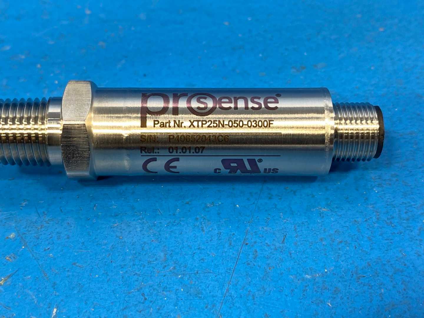 Prosense XTP25N-050-0300F Temperature Transmitter Probe, 4-20mA Output, 10-35V DC