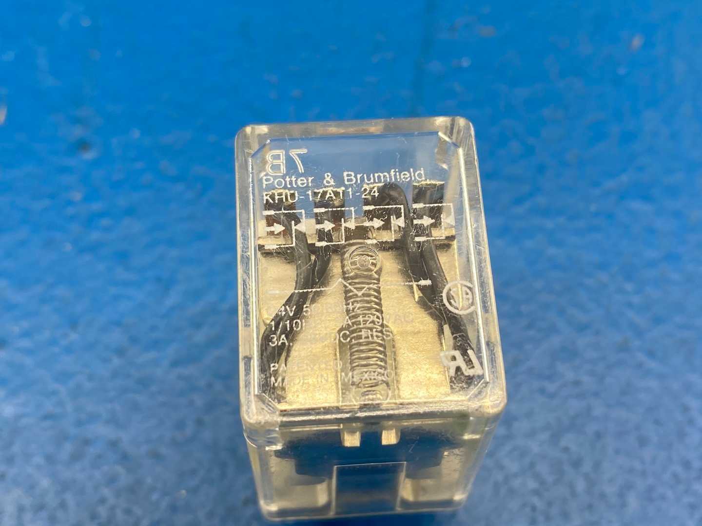 Potter & Brumfield KHU-17A11-24 Relay, 4PDT, 24 VAC coil