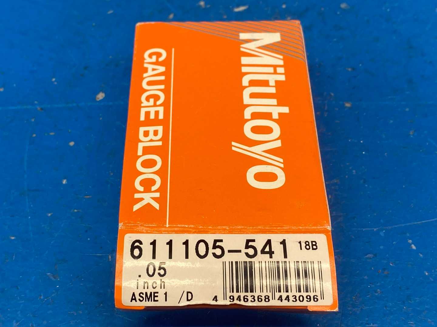 Mitutoyo 611105-541 18B Individual Gauge Block .050"