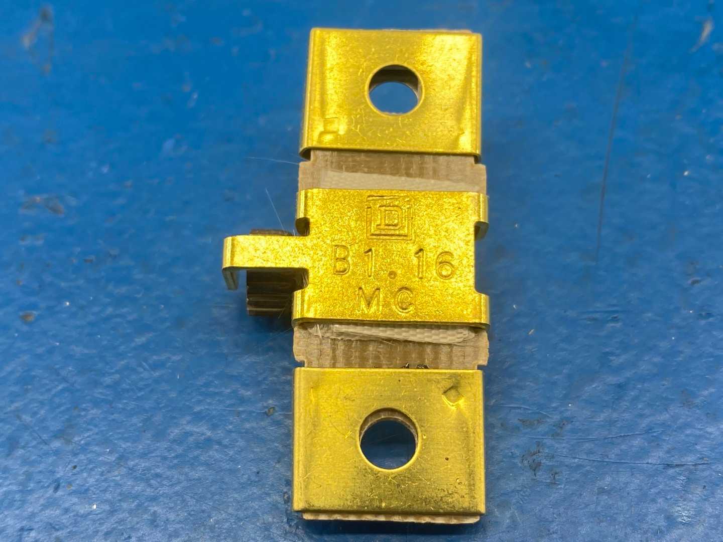 SQUARE D Thermal Unit: 20 Trip Class, B1.16 NEMA Size 0; 00; 1; 1P