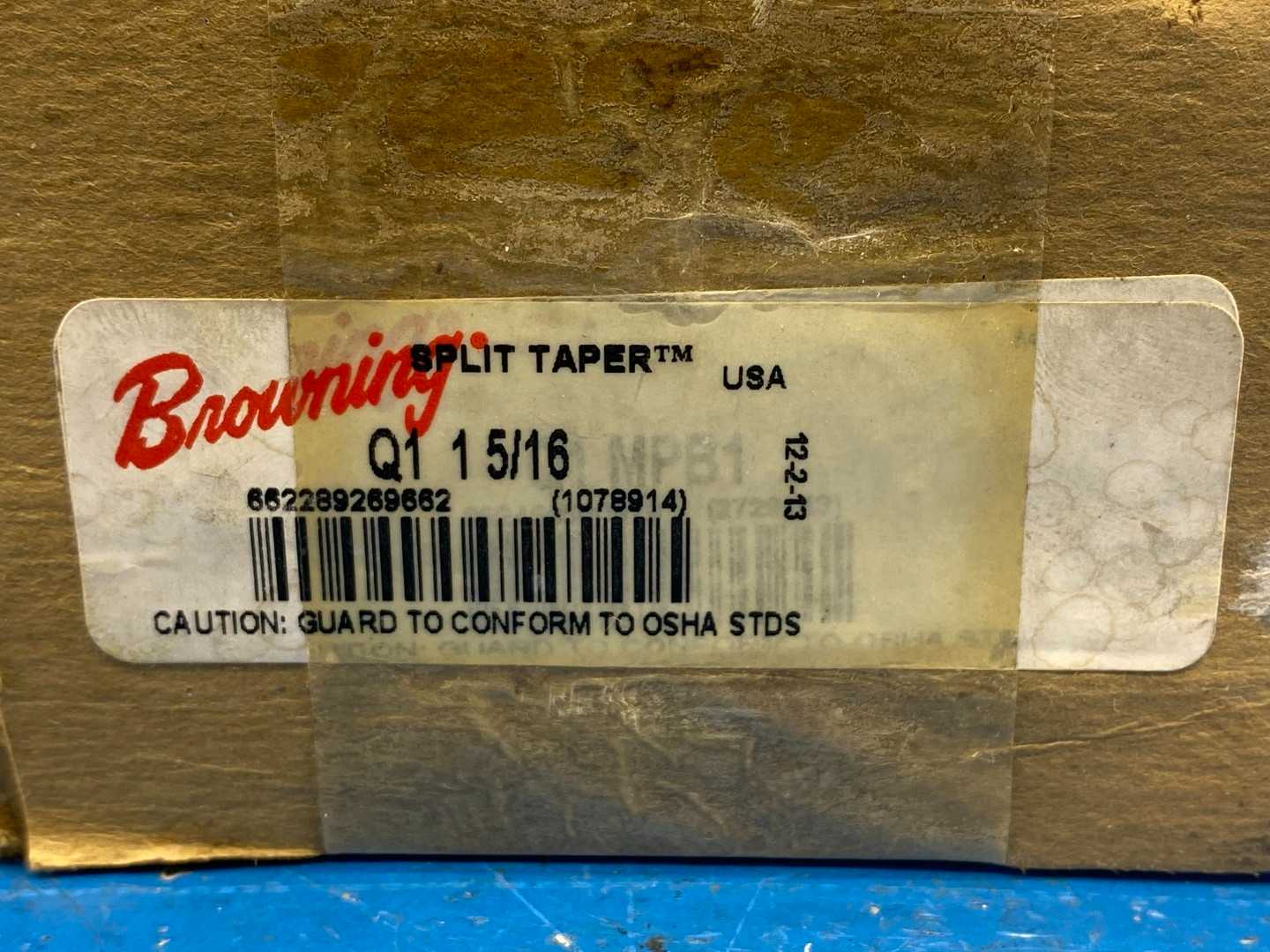 Browning Q1 1-5/16 Split Taper Bushing 1-5/16" Bore 4.125" Flg OD 2.50" LTB