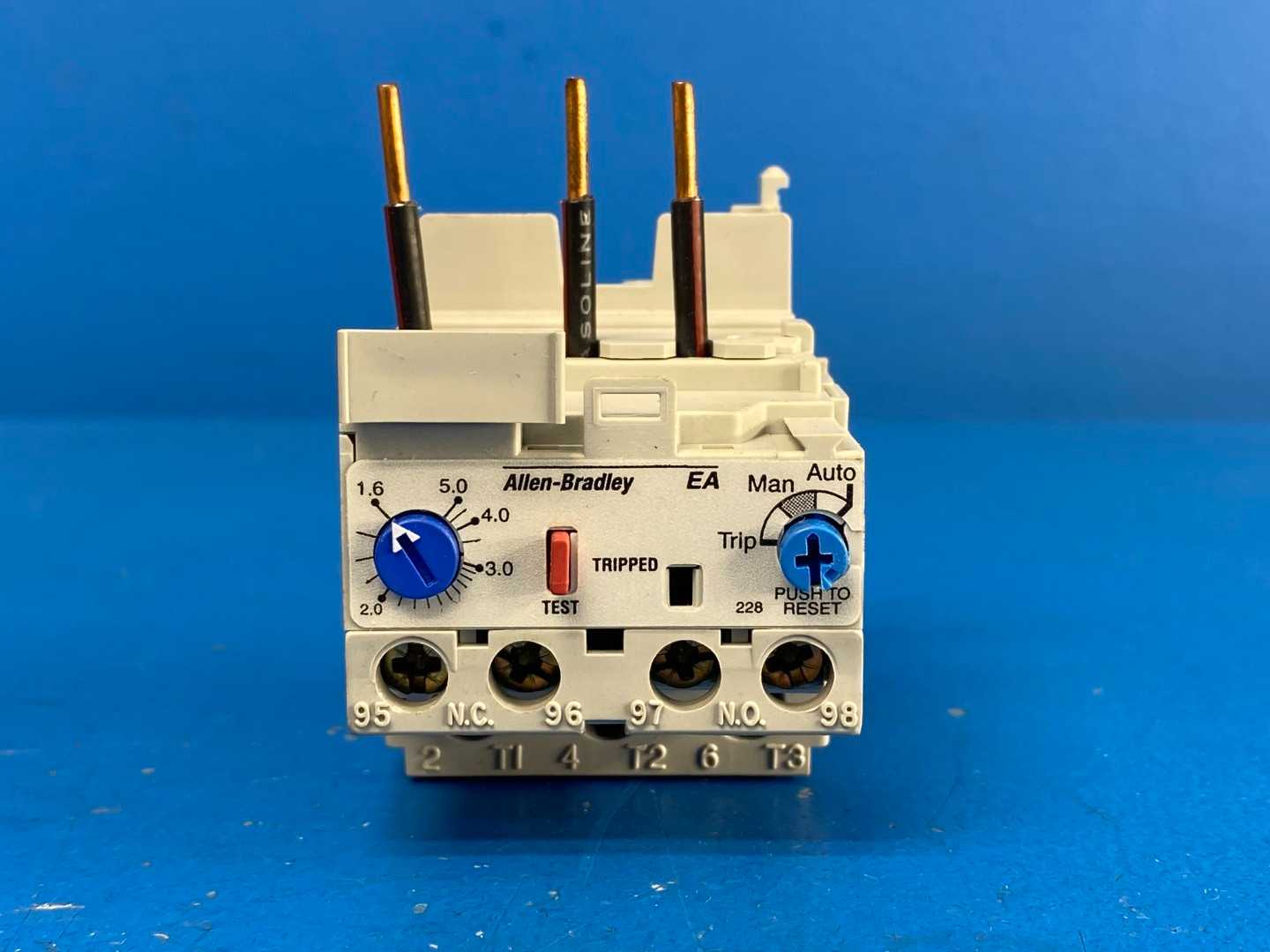 Allen-Bradley 193-EA5EB E1 Plus Motor Overload Solid State Relay 1.6-5.0A 600V