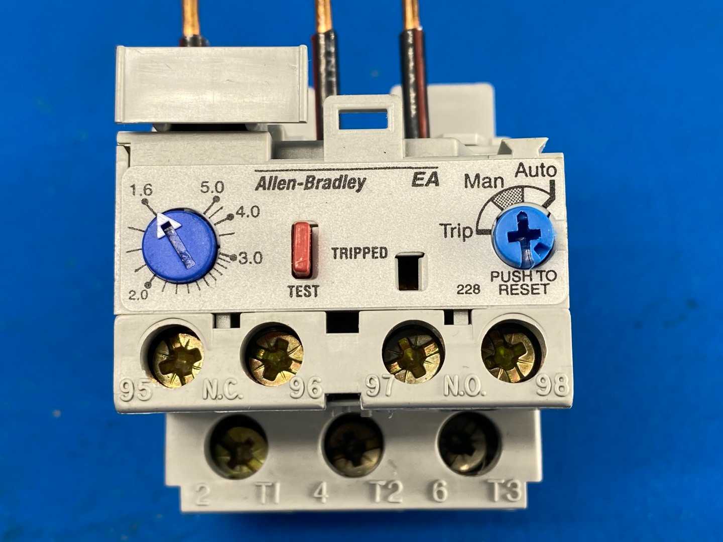 Allen-Bradley 193-EA5EB E1 Plus Motor Overload Solid State Relay 1.6-5.0A 600V