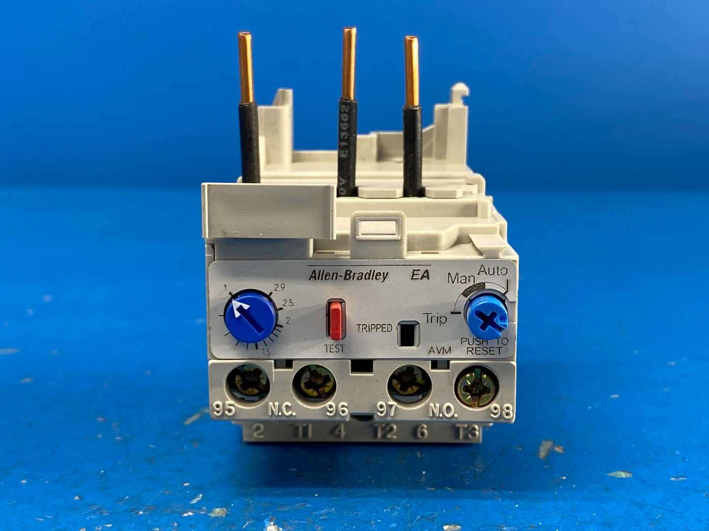 Allen-Bradley 193-EA5DB E1 Plus Motor Overload Solid State Relay 1.0-2.9A 600V 