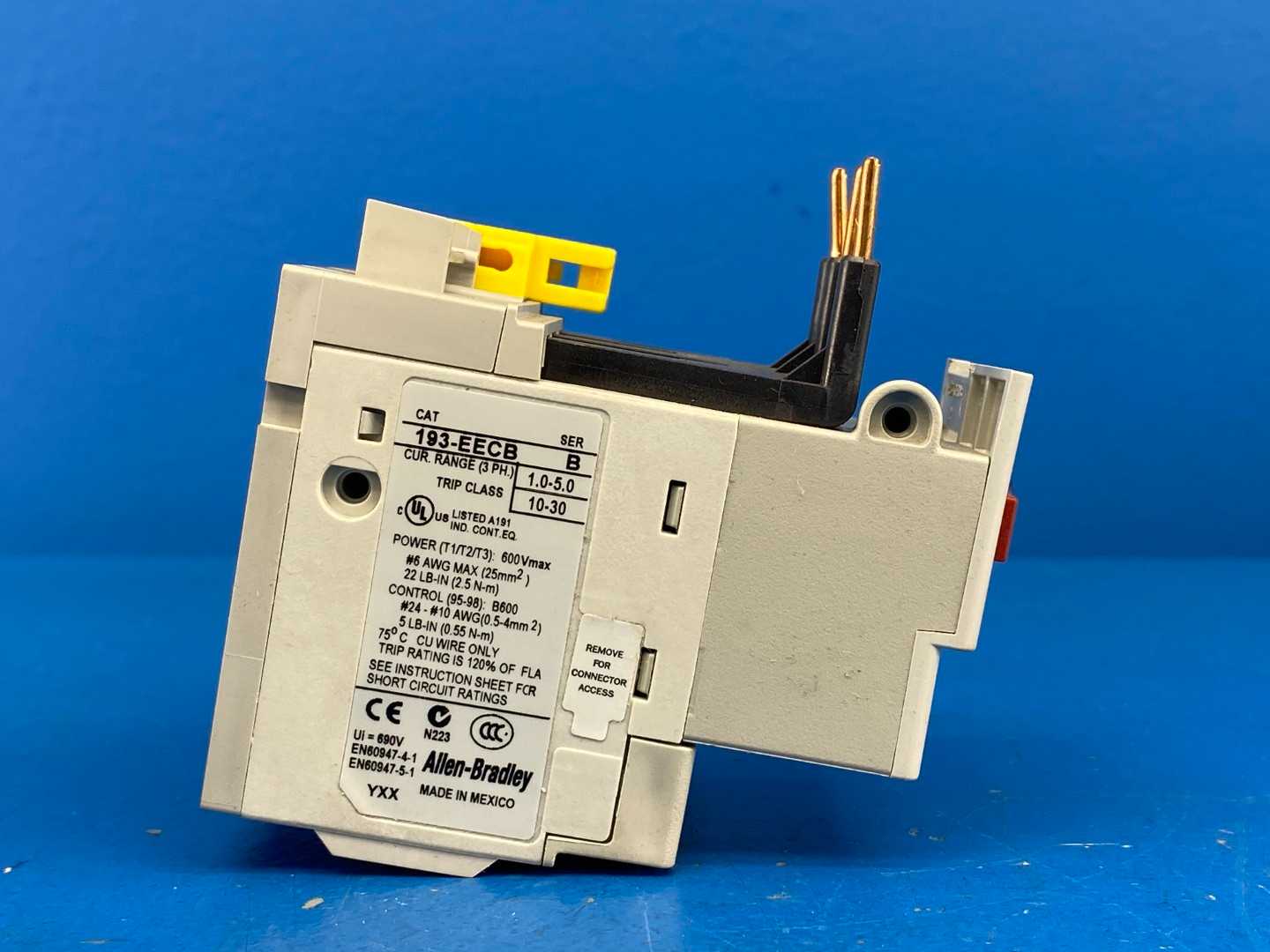 Allen-Bradley 193-EECB E1 PLUS Overload Relay Series B