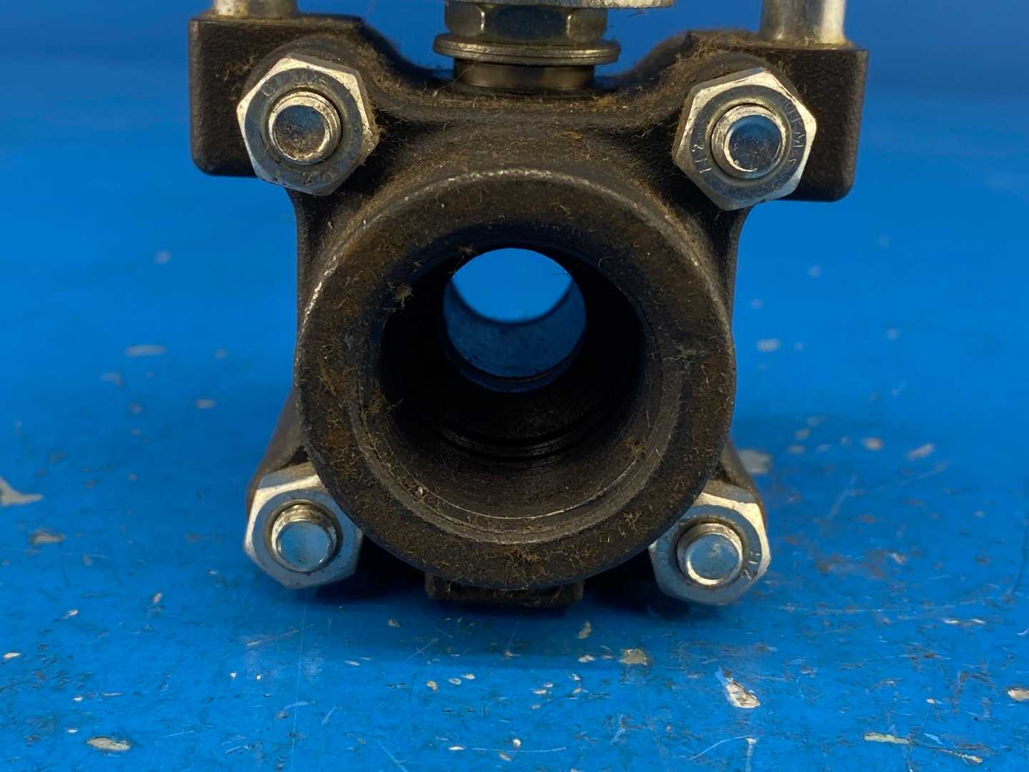 Worcester Controls 3/4 444466TTSE R2, Flowserve Series 44, 3-Piece Ball Valve, Body CS, Trim SS, CWP 1000, Seat TFE