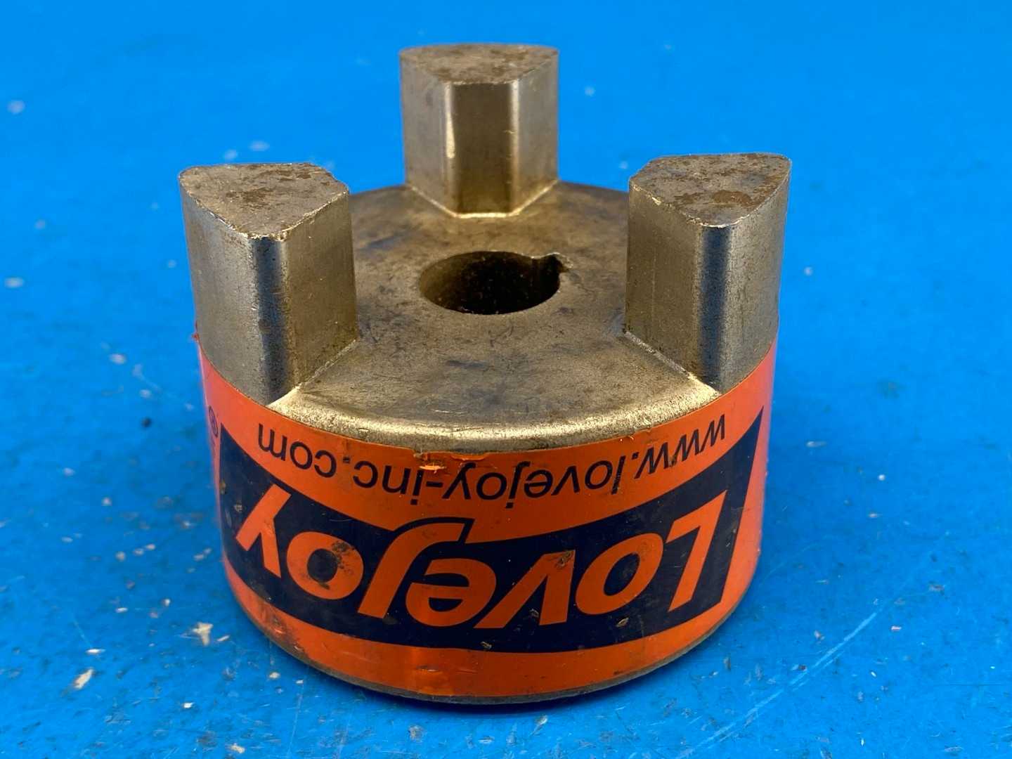Lovejoy L-100 Jaw Coupling Hub 0.625 in Bore Finished w/ Keyway & SS, Iron Material