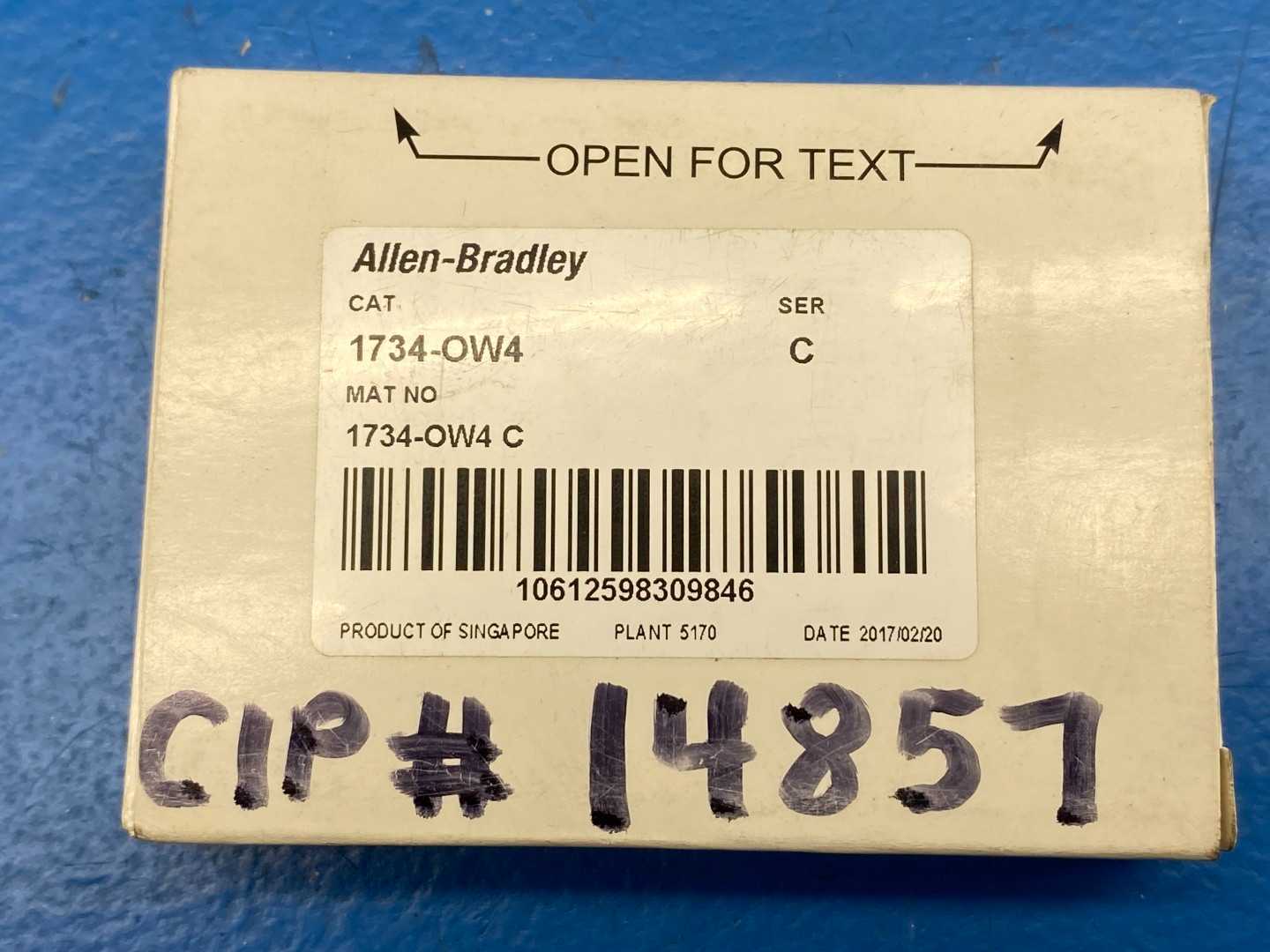 Allen-Bradley 1734-OW4 Series C, 4 Point I/O Relay Output Module 24V DC