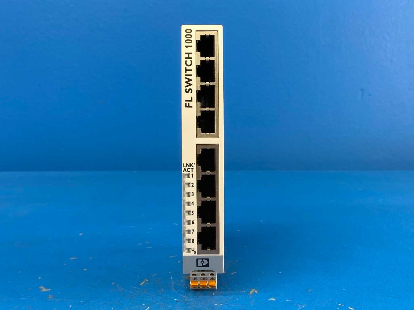 Phoenix Contact FL SWITCH 1108N Ethernet Switch 8-Port 1085243 24V DC/AC 50/60Hz 452 mA Max HW:02, V/C: 03
