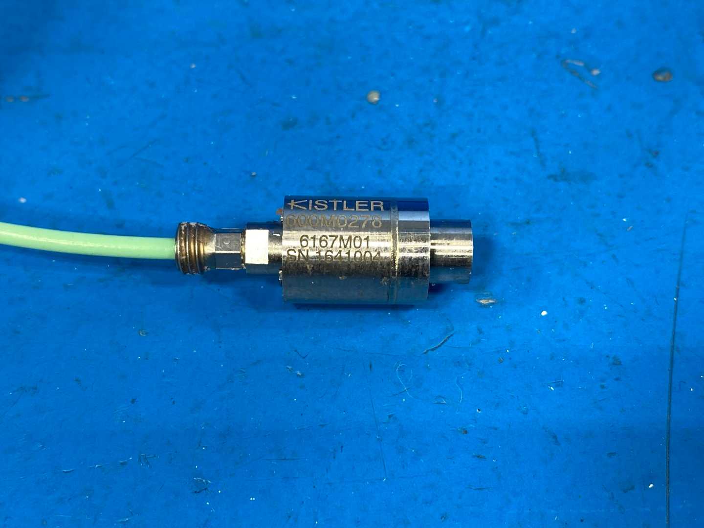 Kistler 6167M01 Pressure Sensor, 0-2900 PSI, -1.004 pC/PSI Sensitivity, ±0.86% FSO