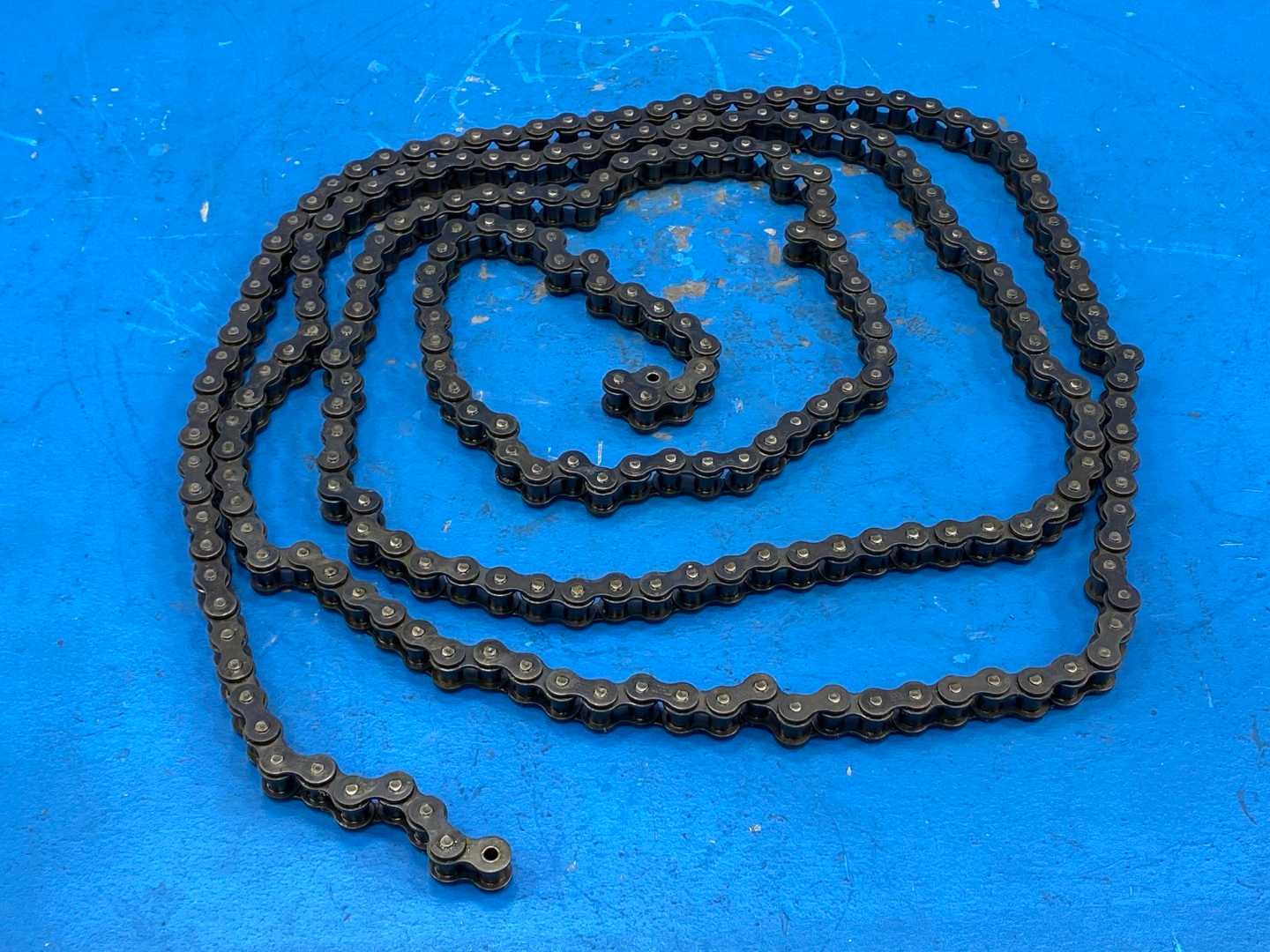 Morse 40R 10FT, 127714 Roller Chain #40 / 1/2 in Pitch, Riveted, 1 Strand, Carbon Steel Material, 10 ft Length
