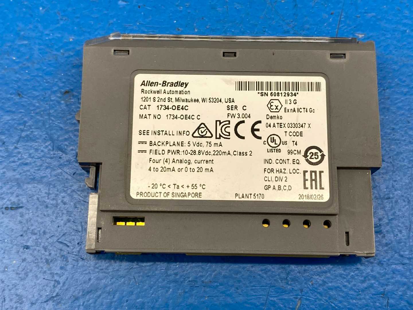 Allen-Bradley 1734-OE4C Analog Output Module